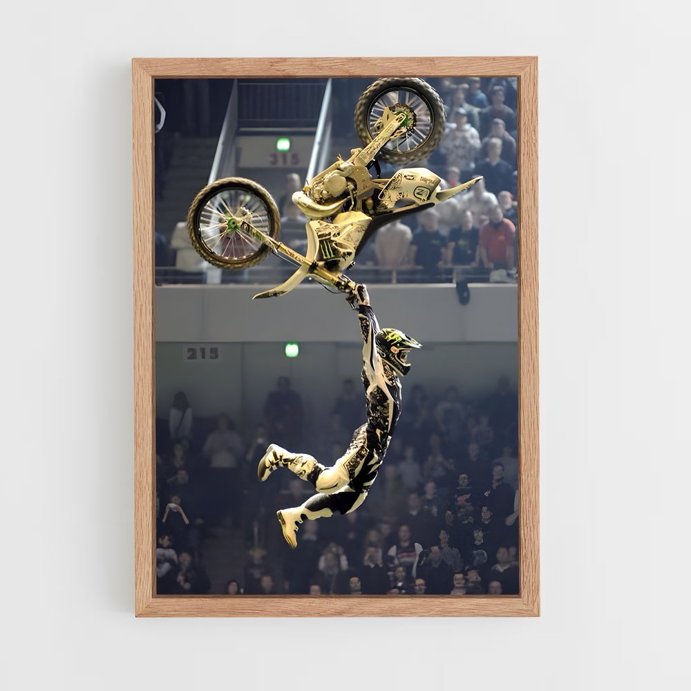 Poster Trickster en L'air – affiche Motocross freestyle (vue 4)